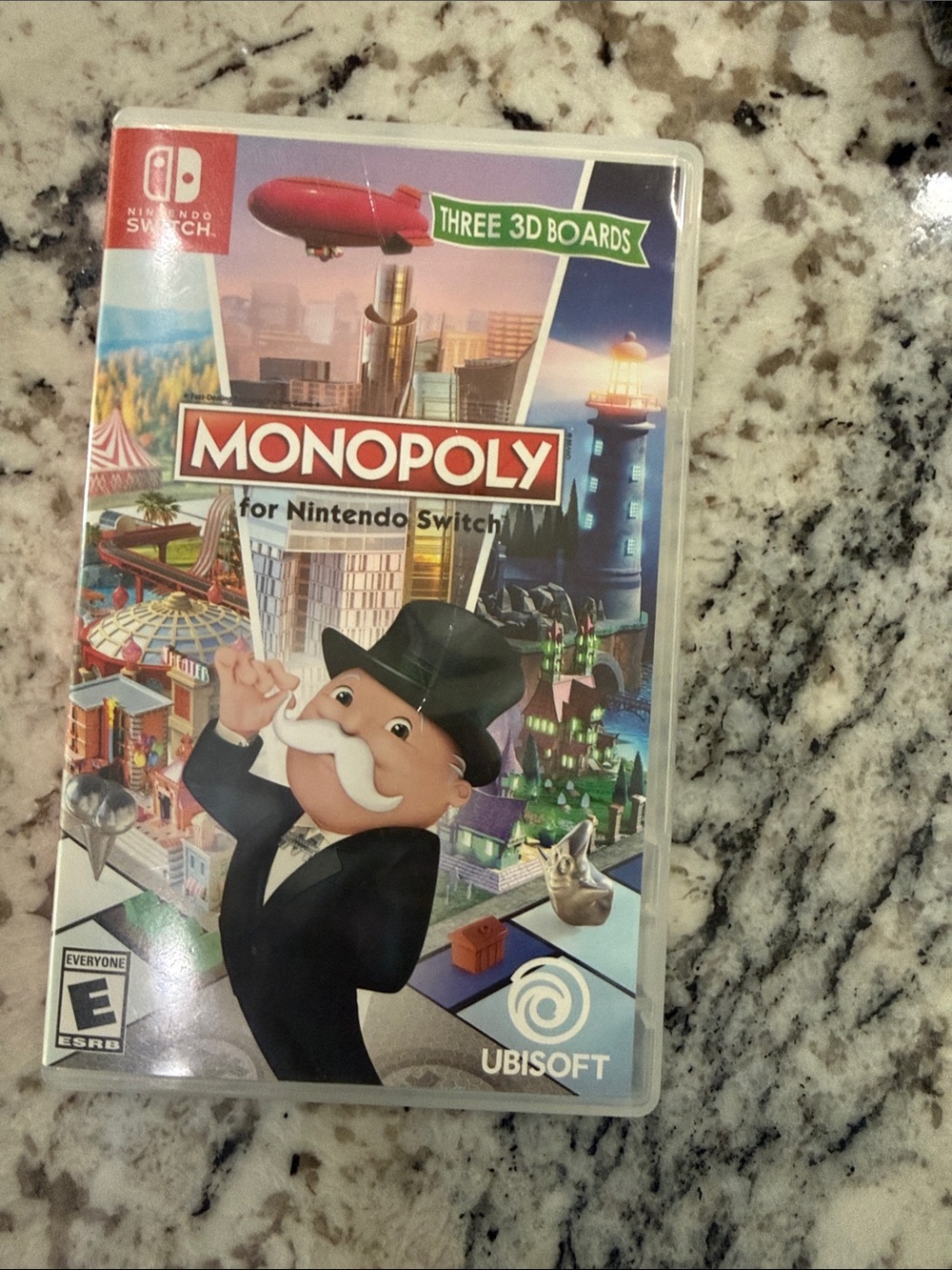 Nintendo Monopoly for Nintendo Switch - Red, Green, Blue, Black, White